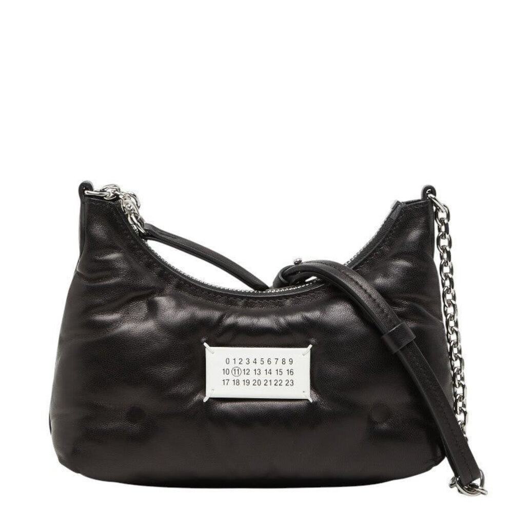 Maison Margiela Glam Slam Hobo Micro Chain Shoulder Bag Black